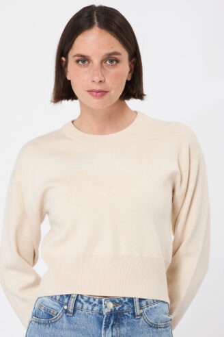 סריג Crop - אבן